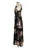 Shein 100% Polyester Floral Black Casual Dress Size S - photo 5