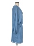 Three Eighty Two 100% Polyester Solid Blue Casual Dress Size M - photo 4