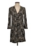 MNG Basics Animal Print Black Casual Dress Size 2 - photo 1