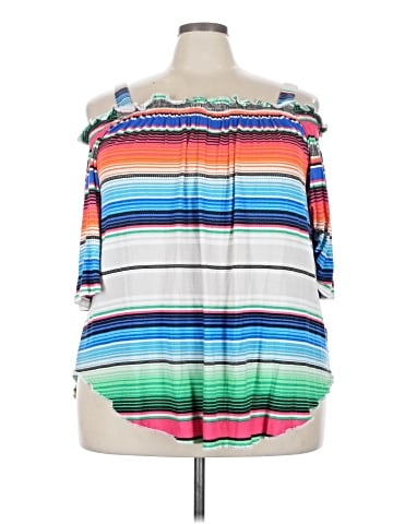 Melissa McCarthy Seven7 3/4 Sleeve Blouse (view 1)