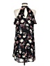 Maurices 100% Polyester Floral Black Casual Dress Size M - photo 2