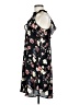 Maurices 100% Polyester Floral Black Casual Dress Size M - photo 5
