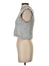 MNG Gray Sleeveless Top Size S - photo 5