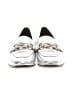 Salvatore Ferragamo Silver Flats Size 7 - photo 2