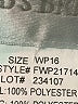 David's Bridal 100% Polyester Purple Sleeveless Top Size 16 (petite) - photo 8