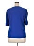 DressBarn Blue Short Sleeve Blouse Size XL - photo 2
