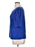 DressBarn Blue Short Sleeve Blouse Size XL - photo 5