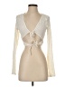 Princess Polly Ivory Long Sleeve Top Size 2 - photo 1