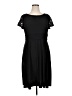 Perceptions Solid Black Cocktail Dress Size XL (petite) - photo 1