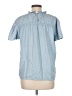 Downeast 100% Lyocell Blue Short Sleeve Blouse Size M - photo 2