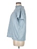 Downeast 100% Lyocell Blue Short Sleeve Blouse Size M - photo 5