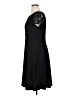Perceptions Solid Black Cocktail Dress Size XL (petite) - photo 5