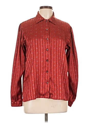 Evan Picone Long Sleeve Button-Down Shirt (view 1)