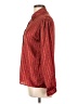 Evan Picone Tweed Red Long Sleeve Button-Down Shirt Size 12 - photo 5