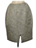 Kay Unger Chevron-herringbone Gray Wool Skirt Size 8 - photo 2