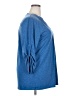 Unbranded Blue 3/4 Sleeve Top Size 2X - photo 4