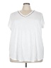 Avenue White Short Sleeve Top Size 30 - 32 Plus - photo 1