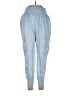 Cinq à Sept 100% Cupro Blue Cargo Pants Size L - photo 1