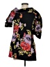 Cinq à Sept 100% Polyester Black Short Sleeve Blouse Size 2 - photo 2