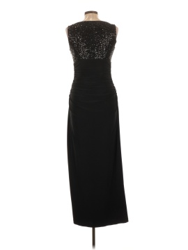 green emerald velvet dress Vintage 2007 Ralph Lauren Purple Label Beaded Rhinestone Metallic Silver  Lamé Strapless Gown main image 1