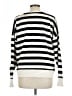 Calligraphie 100% Cotton Stripes Ivory Pullover Sweater Size L - photo 2