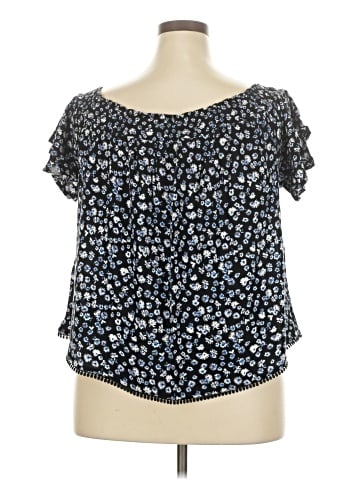 Rewind Short Sleeve Blouse (view 2)
