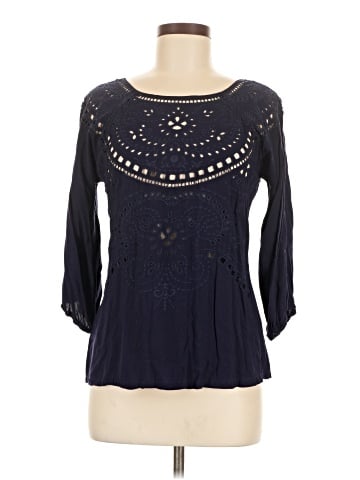 Solitaire 3/4 Sleeve Blouse (view 1)