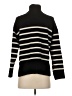 Zara Stripes Black Turtleneck Sweater Size S - photo 2