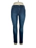 Topshop Solid Blue Jeans Size 34 waist - photo 1