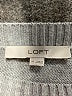 Ann Taylor LOFT Stripes Gray Pullover Sweater Size M - photo 7