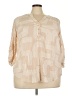 Torrid Tan 3/4 Sleeve Blouse Size 3X Plus (3) - photo 1