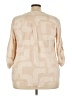 Torrid Tan 3/4 Sleeve Blouse Size 3X Plus (3) - photo 2