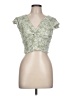 Midnight Sky Green Short Sleeve Top Size L - photo 1
