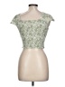 Midnight Sky Green Short Sleeve Top Size L - photo 2