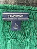Lands' End 100% Cotton Green Pullover Sweater Size L - photo 6
