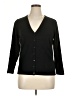 Compliments Black 3/4 Sleeve Button-Down Shirt Size XL - photo 1