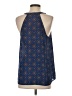 Pixley 100% Polyester Aztec Or Tribal Print Floral Tropical Blue Sleeveless Blouse Size S - photo 2