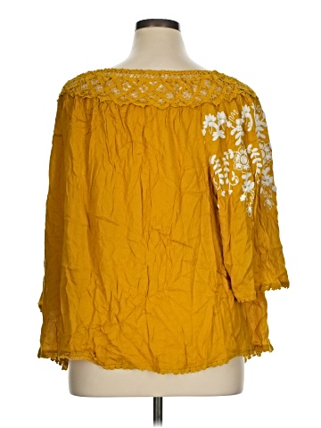 Curations 3/4 Sleeve Blouse (view 2)