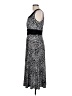 Perceptions Animal Print Gray Casual Dress Size 12 - photo 5