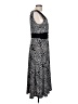 Perceptions Animal Print Gray Casual Dress Size 12 - photo 4