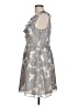 Gap Outlet 100% Polyester Camo Gray Cocktail Dress Size 12 - photo 5