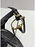 Gucci Black Leather Sandals Size 5 1/2 - photo 5