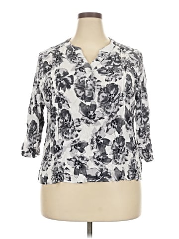 Fun2Fun 3/4 Sleeve Blouse (view 1)