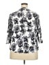 Fun2Fun 100% Rayon Silver 3/4 Sleeve Blouse Size 2X - photo 2