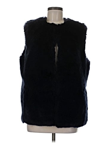 Calvin Klein Faux Fur Vest (view 1)
