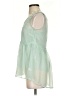 Lauren Conrad 100% Polyester Green Sleeveless Blouse Size XS - photo 5