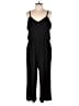 Cupio Solid Black Jumpsuit Size L - photo 1