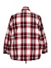 Cato 100% Cotton Plaid Red 3/4 Sleeve Button-Down Shirt Size 22 - 24 Plus - photo 2