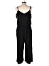 Cupio Solid Black Jumpsuit Size L - photo 2