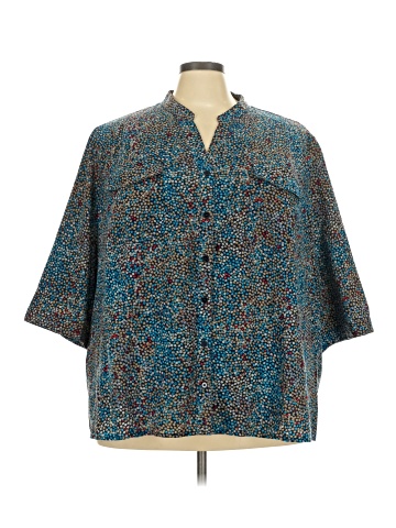 Maggie Barnes for Catherines 3/4 Sleeve Blouse (view 1)
